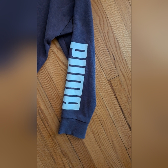 Puma Men's Purple Hoodie Sweater - Picture 2 of 4